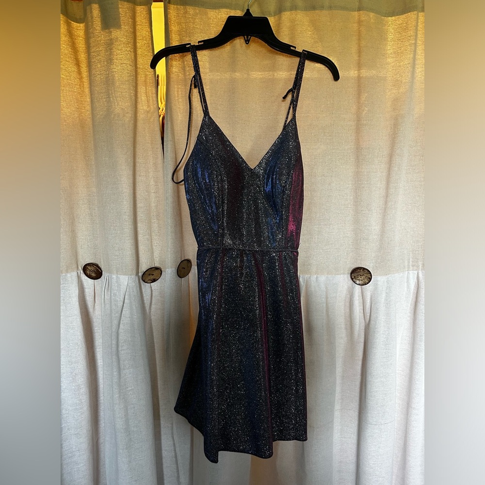 DJ Jaz dress. Wore it for my high school homecoming, loved it! Padded cups.